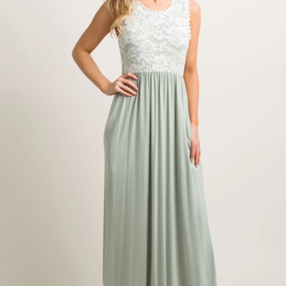 Pinkblush maternity maxi dress